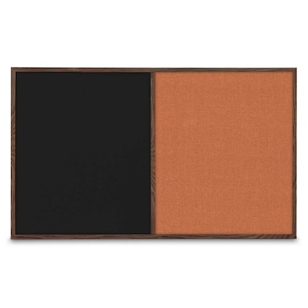 United Visual Products Single Door Radius Corkboard, 36"x36", Sat, UV7002RC-SATIN-CLOUD UV7002RC-SATIN-CLOUD